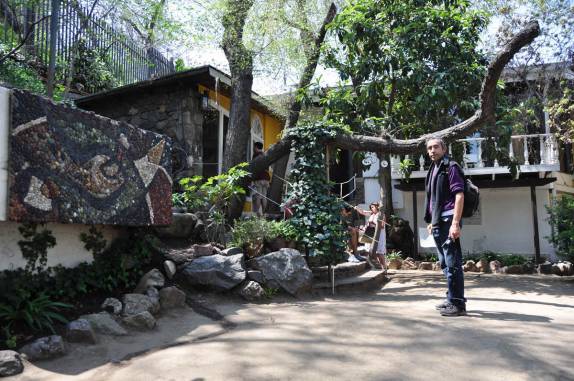 Visitando La Chascona, a casa de Neruda em Santiago, capital do Chile